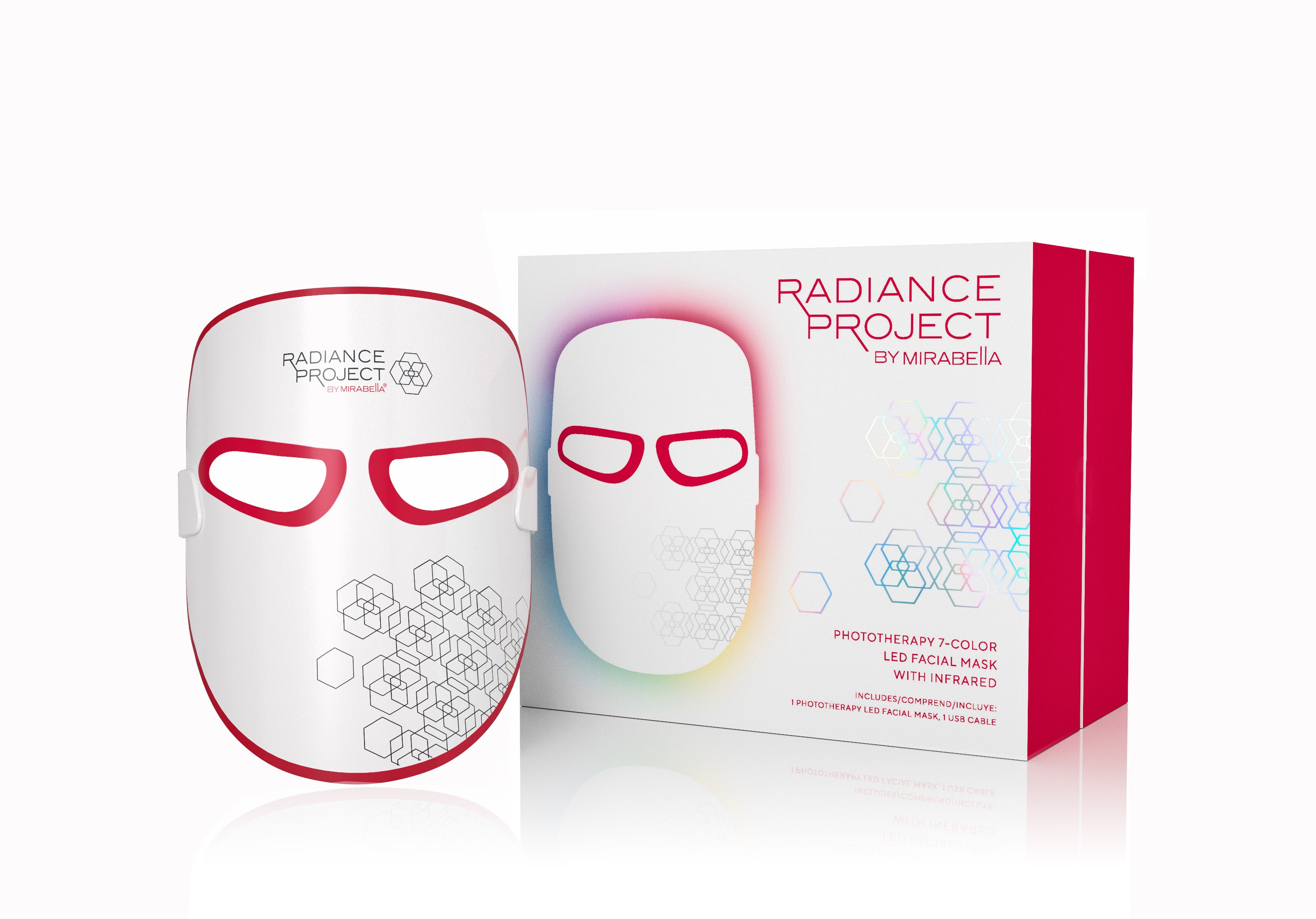 Mirabella Phototherapy 7-Color LED Facial Mask with Infrared