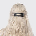 Kitsch Flat Lay Claw Clip 2pc Flat Black & Tort