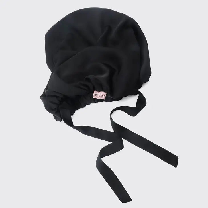 Kitsch Satin Sleep XL Adjustable Bonnet Black – Gene Juarez Salons