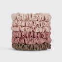 Kitsch Ultra Petite Satin Scrunchies 6pk Terracotta